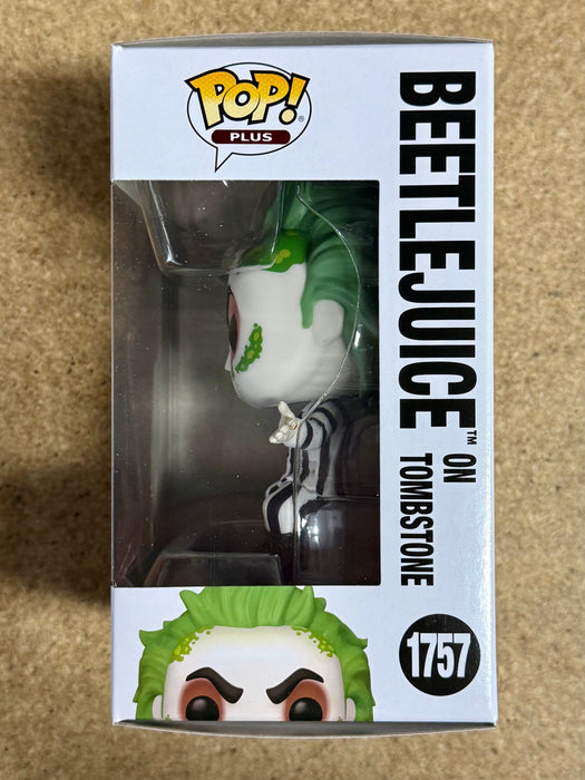 Funko Pop! Plus Movies Beetlejuice On Tombstone #1757 Beetlejuice 2024 - for just $20! 