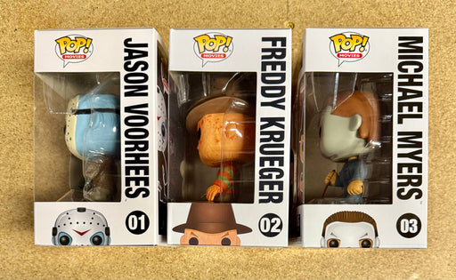 Funko Pop! Movies Jason Voorhees Freddy Krueger Michael Myers Horror Set Of 3 - for just $35! 