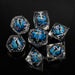 Legacy of Blue Eyes Liquid Core Dice Set - Silver - Just $59.99! Shop now at Retro Gaming of Denver