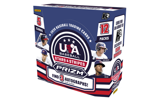 2026 Panini Prizm USA Stars & Stripes Baseball - Mega Box - for just $80! 