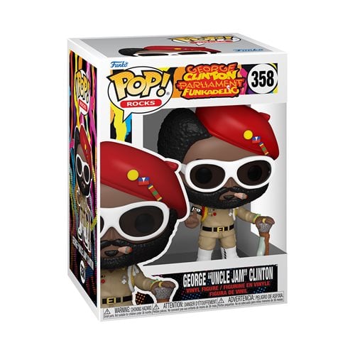 Funko Pop! 358 Rocks - George Clinton Parliament Funkadelic - George "Uncle Jam" Clinton Vinyl Figure - Premium Toys & Games - Just $11.99! Shop now at Retro Gaming of Denver