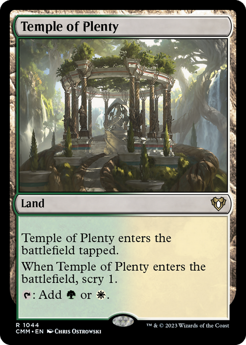 Temple of Plenty (CMM-1044) - Commander Masters - for just $0.06! 