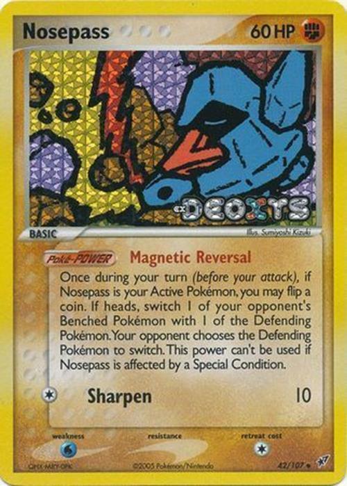Nosepass (42/107) (Stamped) [EX: Deoxys] - for just $7.65! 