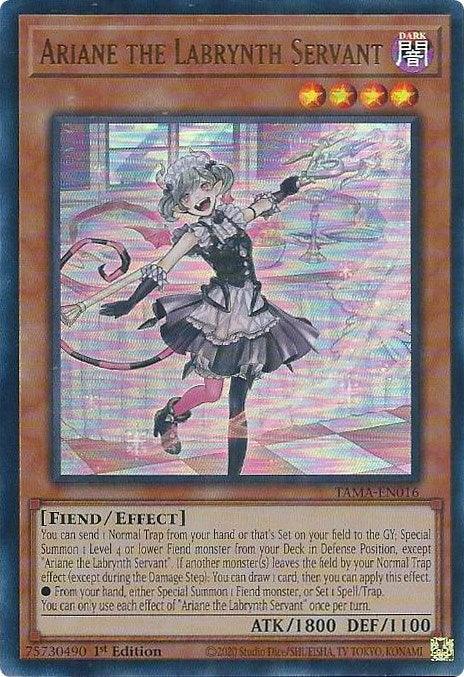 Ariane the Labrynth Servant [TAMA-EN016] Ultra Rare - for just $0.60! 