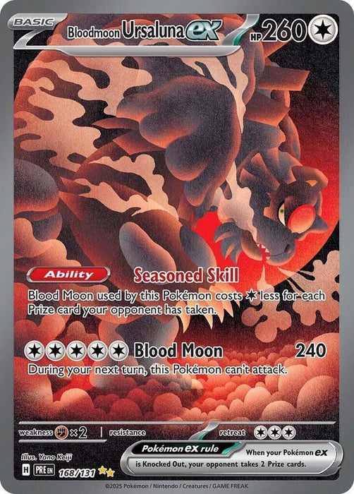 Bloodmoon Ursaluna ex (168/131) [Scarlet & Violet: Prismatic Evolutions] - for just $31.40! 