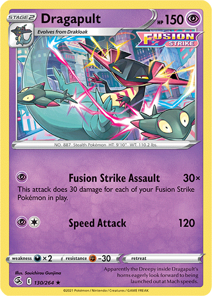 Dragapult (130/264) [Sword & Shield: Fusion Strike] - for just $0.10! 