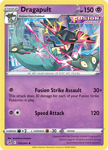 Dragapult (130/264) [Sword & Shield: Fusion Strike] - for just $0.15! 