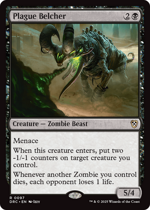 Plague Belcher (DRC-097) - Commander: Aetherdrift - for just $0.07! 