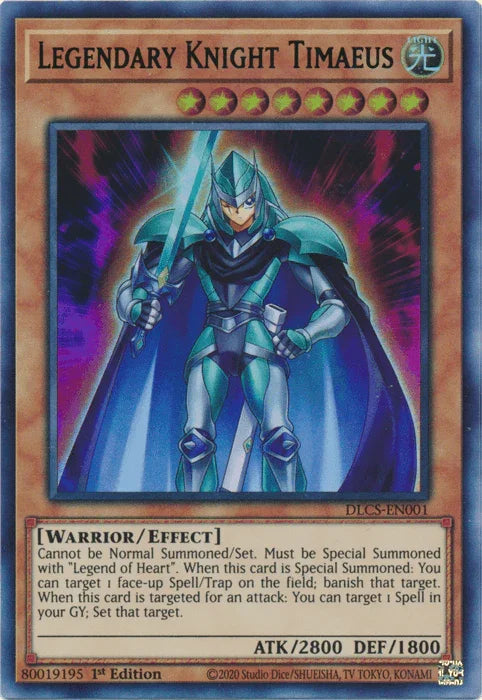 Legendary Knight Timaeus (Green) [DLCS-EN001] Ultra Rare - for just $0.15! 