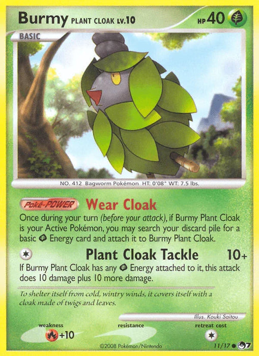 Burmy Plant Cloak (11/17) [POP Series 7] - for just $0.50! 