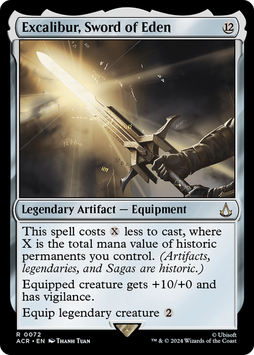 Excalibur, Sword of Eden (ACR-072) - Assassin's Creed - for just $3.33! 