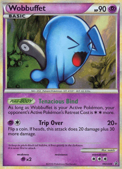 Wobbuffet (HGSS04) [HeartGold & SoulSilver: Black Star Promos] - for just $2.80! 
