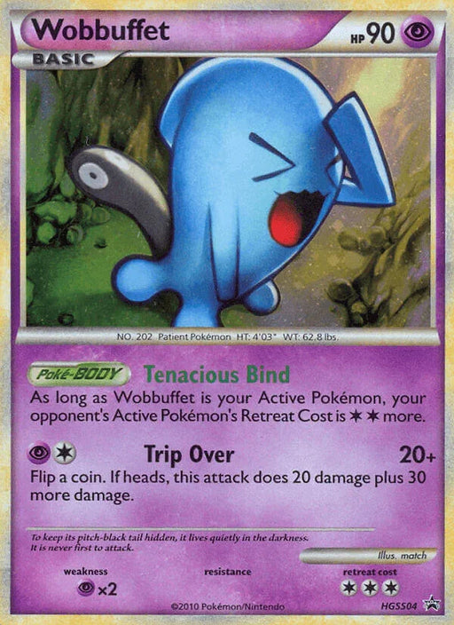 Wobbuffet (HGSS04) [HeartGold & SoulSilver: Black Star Promos] - for just $4.60! 