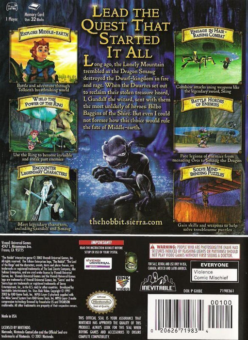 The Hobbit – GameCube (GC) - for just $20.99! 
