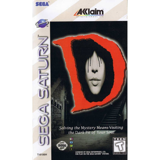 D (Sega Saturn) - Just $0! Shop now at Retro Gaming of Denver