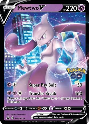 Mewtwo V SWSH223/307 - SWSH Sword & Shield Promo Cards Holofoil - for just $2.61! 