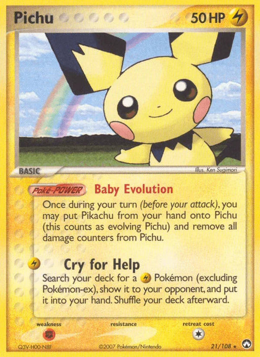Pichu (21/108) [EX: Power Keepers] - for just $4.50! 