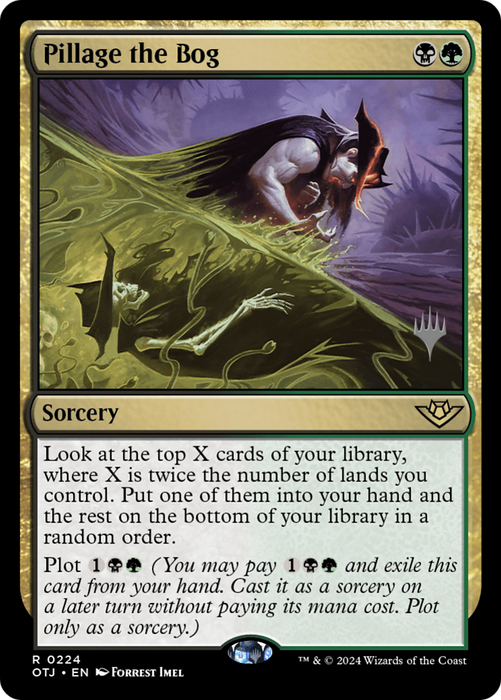 Pillage the Bog (PPOTJ-224) - Outlaws of Thunder Junction Promos - for just $0.14! 