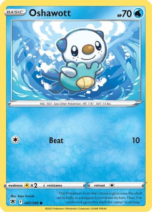 Oshawott 041/189 - SWSH10 Astral Radiance - for just $0.05! 