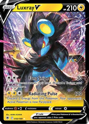 Luxray V 050/189 - SWSH10 Astral Radiance Holofoil - for just $1.08! 