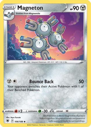 Magneton 106/189 - SWSH10 Astral Radiance Reverse Holofoil - for just $0.13! 