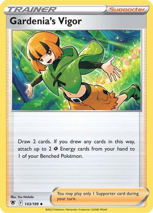 Gardenia's Vigor 143/189 - SWSH10 Astral Radiance - for just $0.06! 