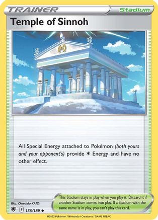 Temple of Sinnoh 155/189 - SWSH10 Astral Radiance - for just $0.08! 