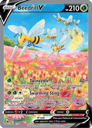 Beedrill V (Alternate Full Art) 161/189 - SWSH10 Astral Radiance Holofoil - for just $25.88! 