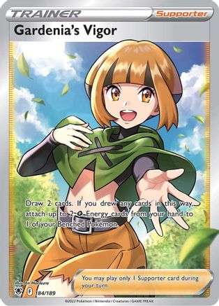 Gardenia's Vigor (Full Art) 184/189 - SWSH10 Astral Radiance Holofoil - for just $4.70! 