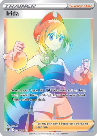 Irida (Secret) 204/189 - SWSH10 Astral Radiance Holofoil - for just $3.85! 
