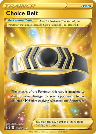 Choice Belt (Secret) 211/189 - SWSH10 Astral Radiance Holofoil - for just $1! 