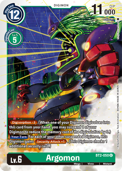 Argomon [BT2-050] [Release Special Booster Ver.1.5] - Just $0.09! Shop now at Retro Gaming of Denver