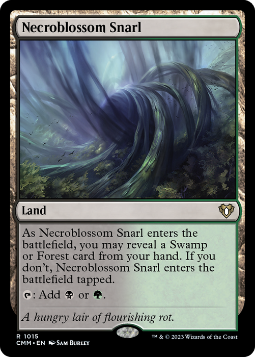 Necroblossom Snarl (CMM-1015) - Commander Masters - for just $0.18! 