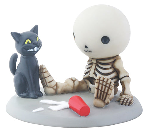 Lucky Bones Spilled Milk with Black Cat Figurine - for just $16.99! 