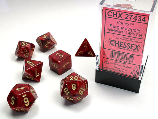 CHESSEX: POLYHEDRAL Vortex DICE SETS - for just $11.98! 