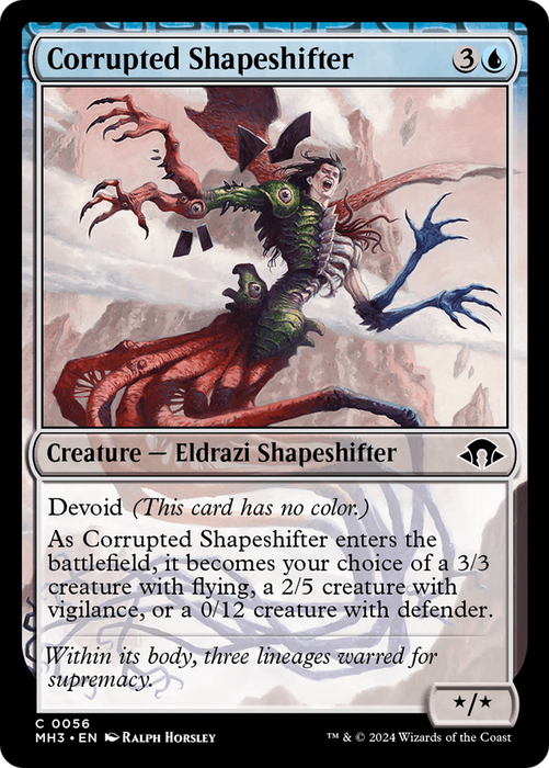 Corrupted Shapeshifter (MH3-056) - Modern Horizons 3: (devoid) - for just $0.07! 