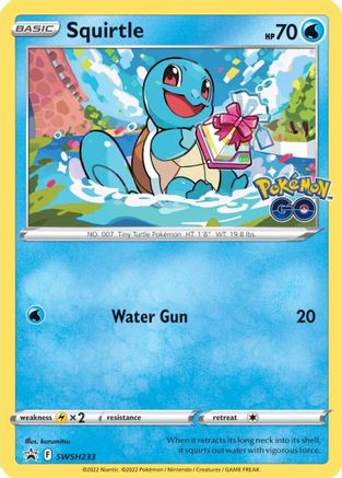Squirtle SWSH233/307 - SWSH Sword & Shield Promo Cards Holofoil - for just $5.12! 
