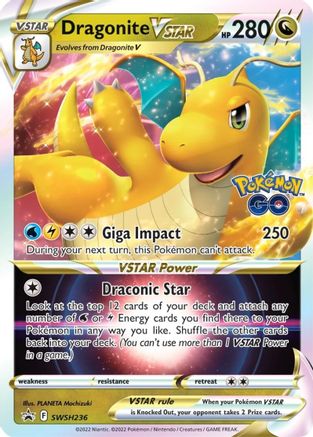 Dragonite VSTAR SWSH236/307 - SWSH Sword & Shield Promo Cards Holofoil - for just $1.47! 