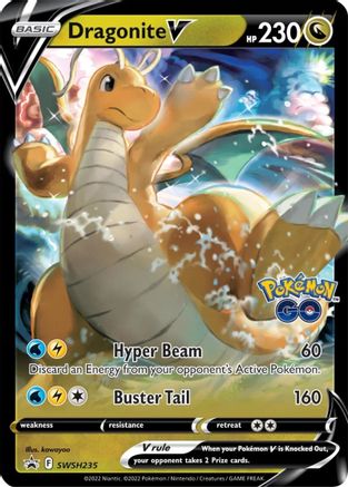 Dragonite V SWSH235/307 - SWSH Sword & Shield Promo Cards Holofoil - for just $0.99! 