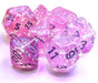 Borealis Polyhedral Pink/Silver Luminary 7-Die Set - Just $10! Shop now at Retro Gaming of Denver