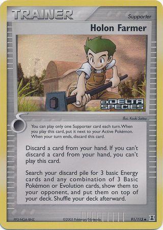 Holon Farmer (91/113) (Stamped) [EX: Delta Species] - for just $2.30! 