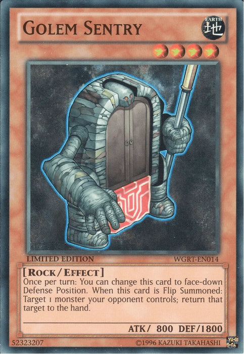 Golem Sentry [WGRT-EN014] Super Rare - for just $0.10! 