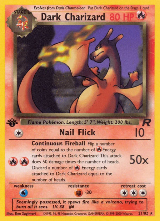 Dark Charizard (21/82) [Team Rocket 1st Edition] - for just $32.05! 