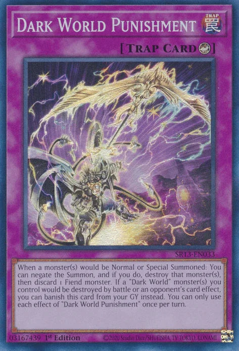 Dark World Punishment [SR13-EN033] Super Rare - for just $0.10! 