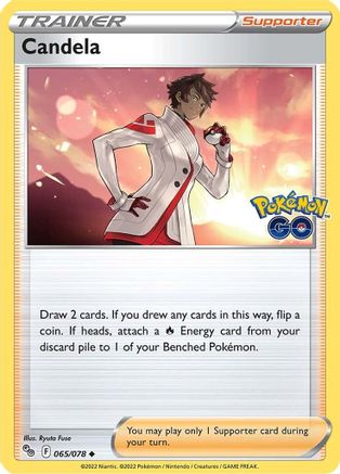 Candela 065/078 - Pokemon GO Reverse Holofoil - for just $0.05! 