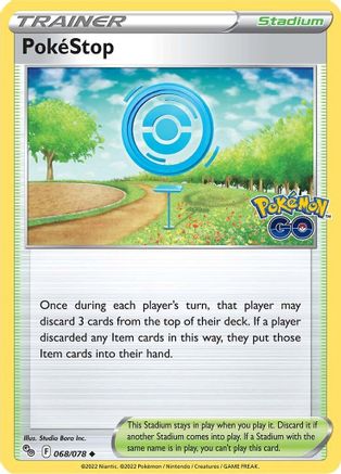 PokeStop 068/078 - Pokemon GO Reverse Holofoil - for just $0.28! 