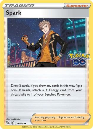Spark 070/078 - Pokemon GO - for just $0.08! 