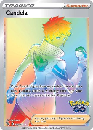 Candela (Secret) 083/078 - Pokemon GO Holofoil - for just $4.41! 