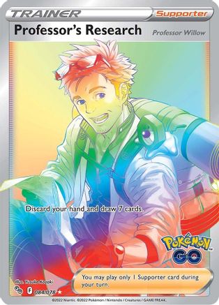 Professor's Research (Secret) 084/078 - Pokemon GO Holofoil - for just $3.96! 