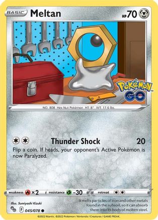 Meltan 045/078 - Pokemon GO - for just $0.05! 